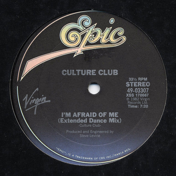 I'm Afraid Of Me Culture Club