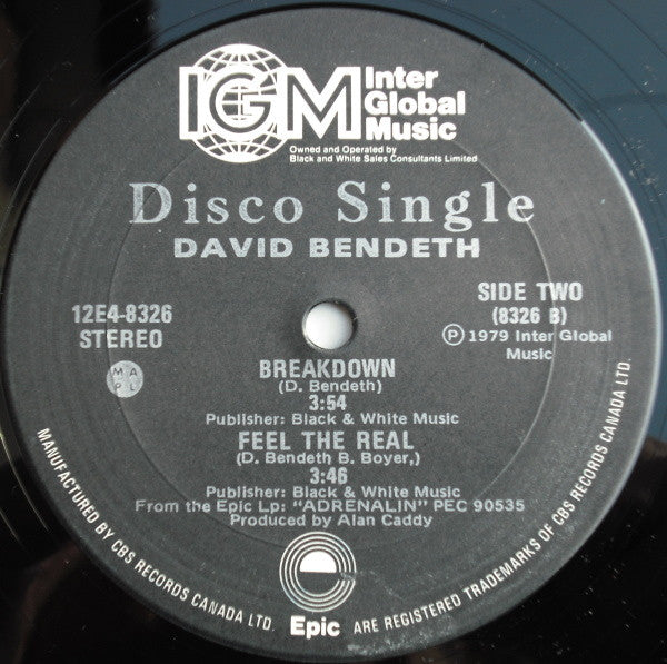 Feel The Real David Bendeth