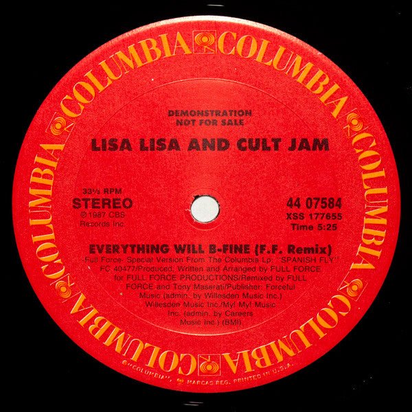 Tout ira bien Lisa Lisa et Cult Jam