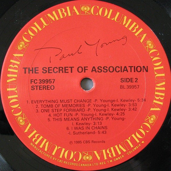 Le secret de l'association Paul Young