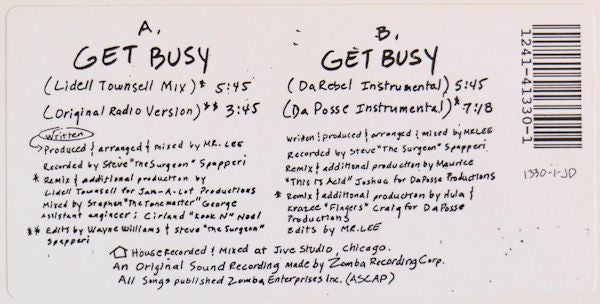Get Busy (1990 Remixes) Mr. Lee