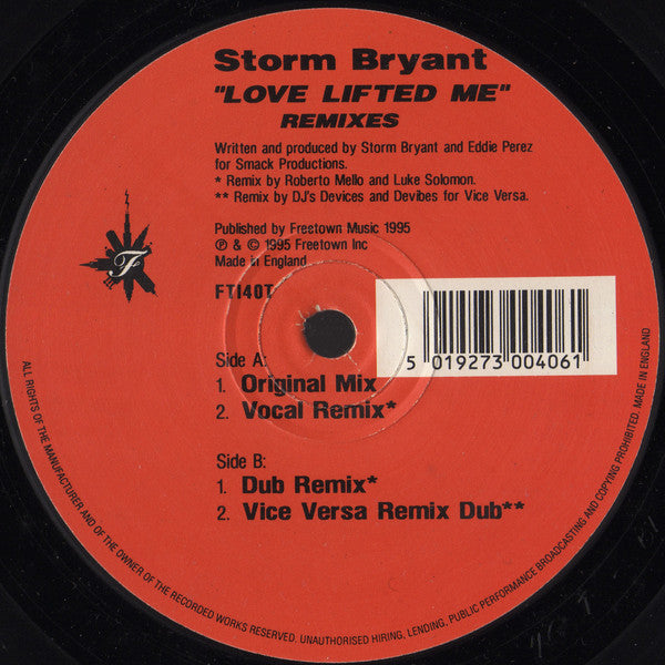 Love Lifted Me (Remixes) Storm Bryant
