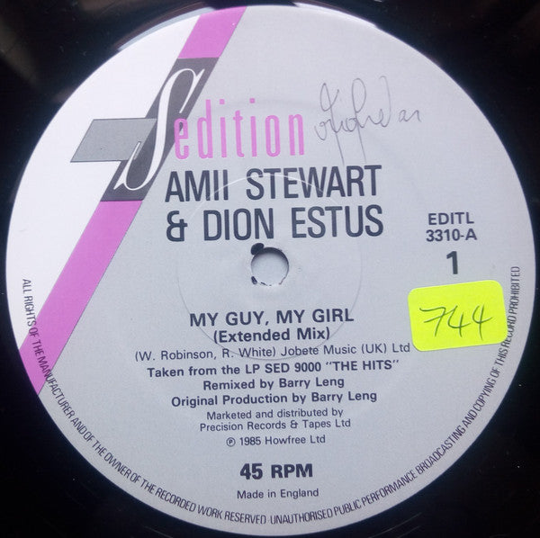 My Guy My Girl 2 Amii Stewart,Deon Estus