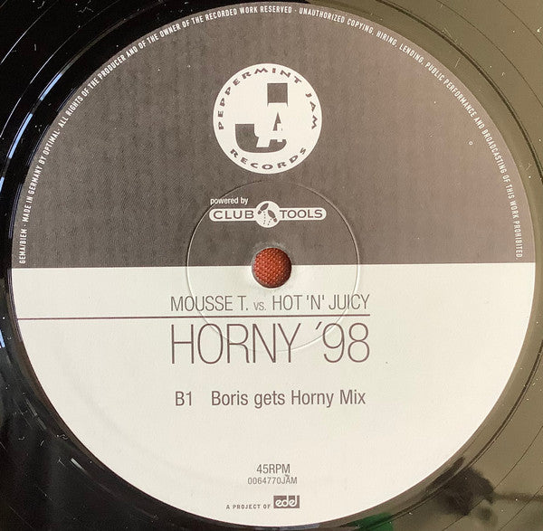Horny '98 Mousse T.,Hot 'N' Juicy