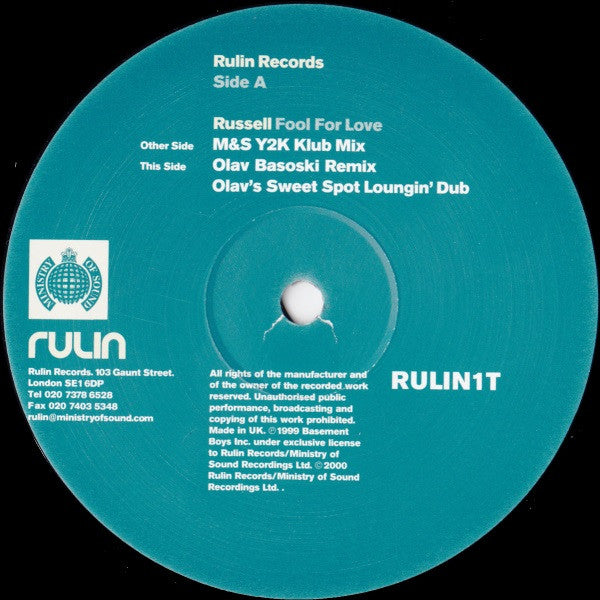 Fool For Love Russell