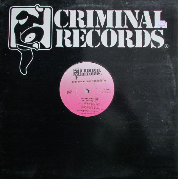 Put The Needle To The Record Criminal Element Orchestra