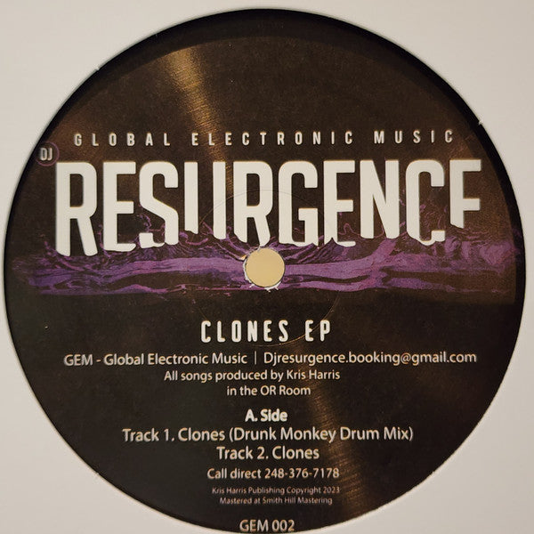 Clones EP DJ Resurgence