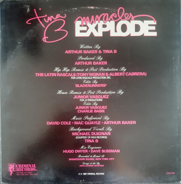 Miracles Explode Tina B