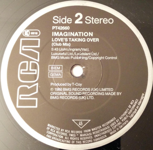 Love's Taking Over Imagination
