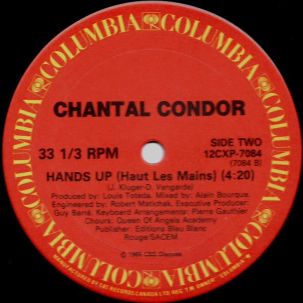 Hands Up Chantal Condor