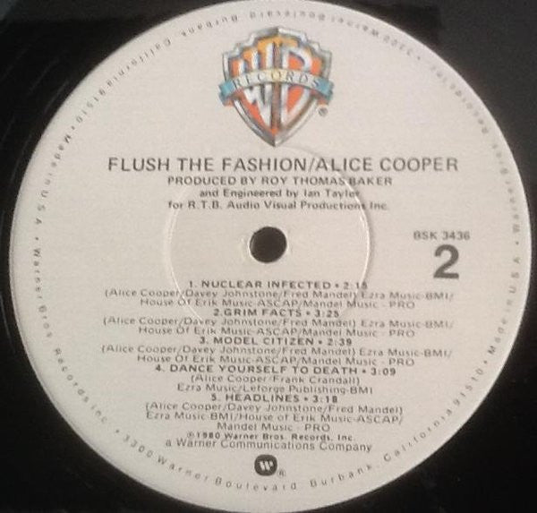 Flush The Fashion Alice Cooper (2)