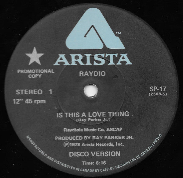 Is This A Love Thing / Get Down Raydio