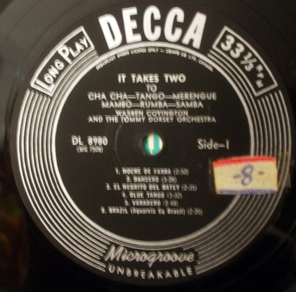 It Takes Two... to Cha-Cha, Tango, Samba, Merengue, Mambo, Rumba Warren Covington,Tommy Dorsey And His Orchestra