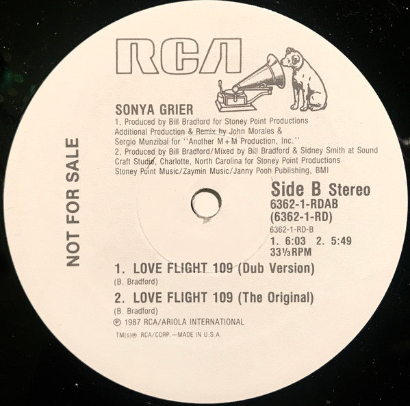 Love Flight 109 Sonya Grier