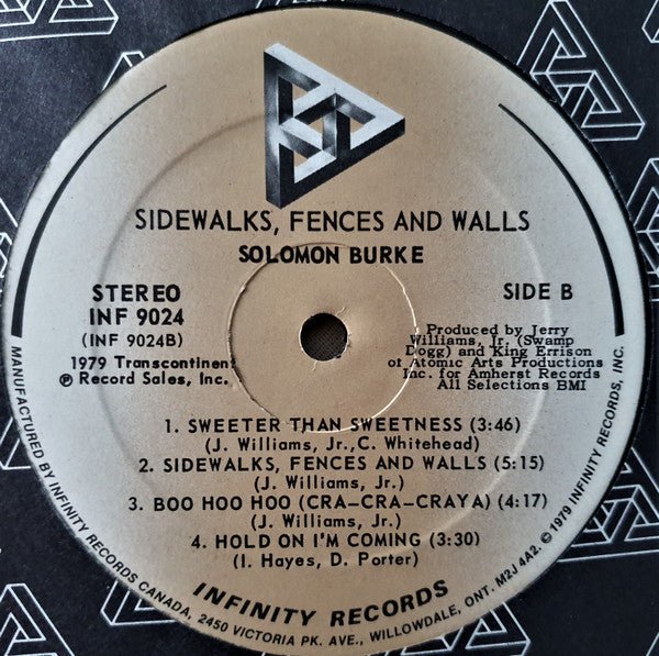 Sidewalks, Fences And Walls Solomon Burke