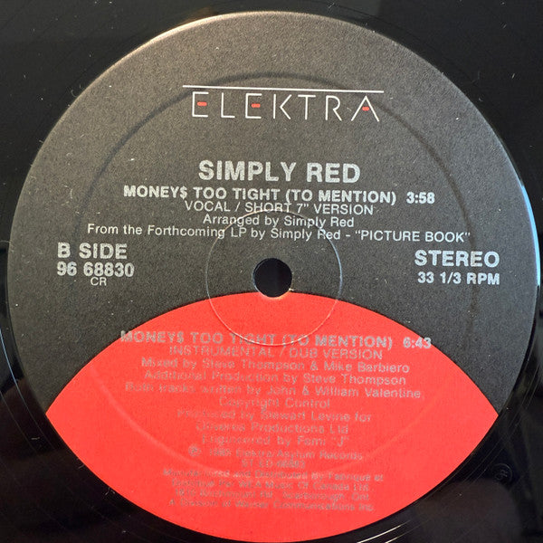 Money's Too Tight (To Mention) (The Cutback Mix) Simply Red