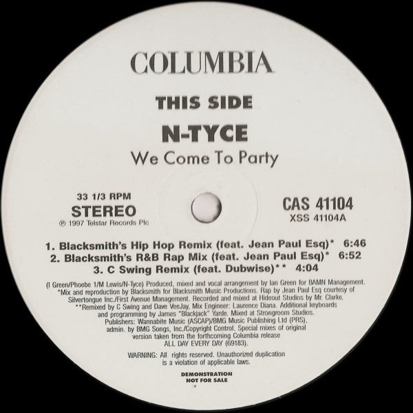 We Come To Party N-Tyce