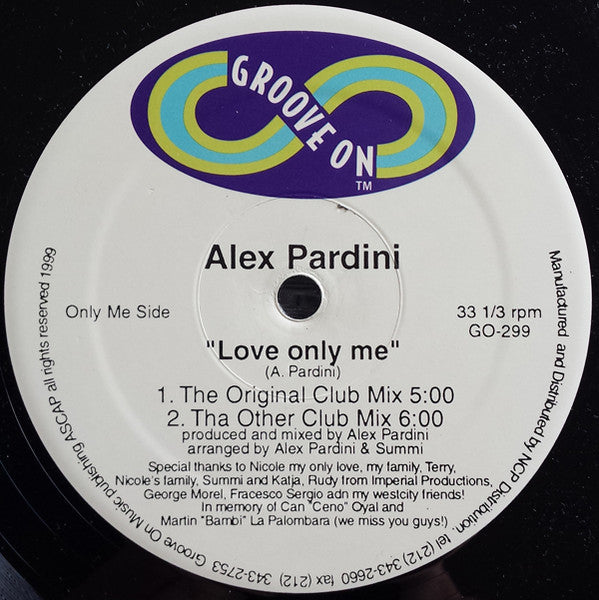 N'aime que moi / Je veux être ton amant Alex Pardini