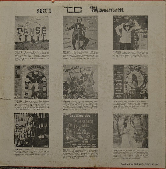 Un Authentique Disque De Danse Léonard Duquette Et Son Ensemble