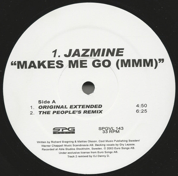 Makes Me Go (MMM) / Turn Back Time / Yo Quiero Bailar Jazmine,Velvet Culture,Elissa (2)