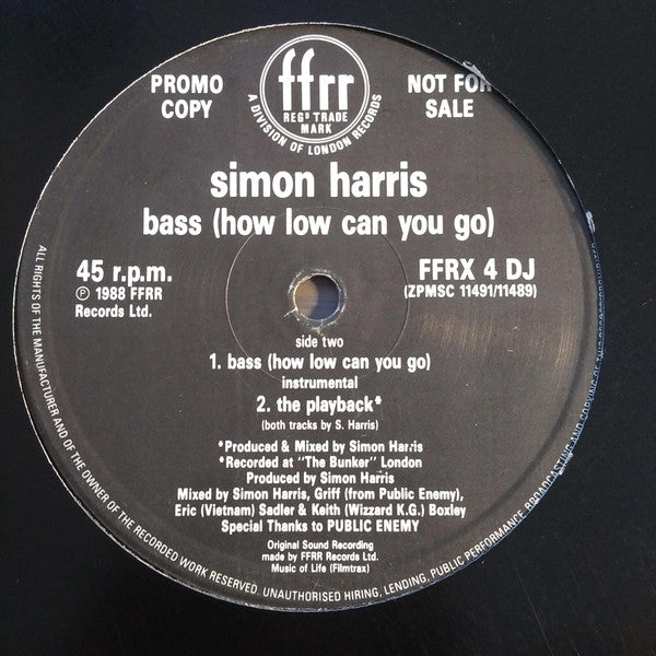 Bass (How Low Can You Go) (Bomb The House Mix) | Rectangle Triangle  