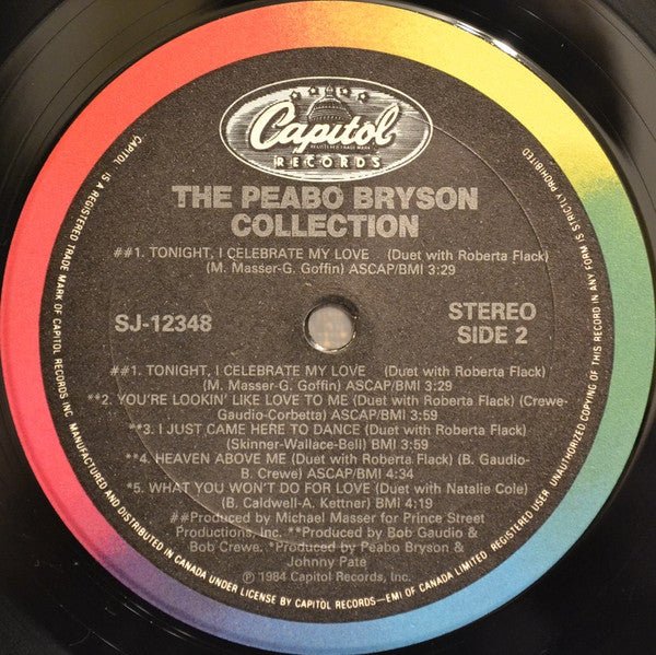 La collection Peabo Bryson Peabo Bryson