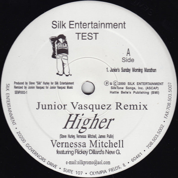 Higher (Junior Vasquez Remix) Vernessa Mitchell,Ricky Dillard's New Generation Chorale