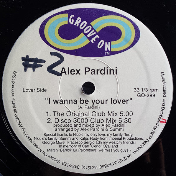 N'aime que moi / Je veux être ton amant Alex Pardini
