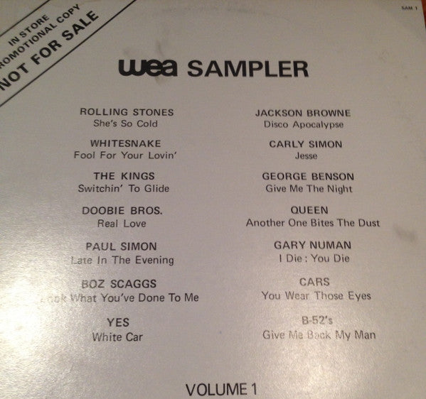 WEA Sampler Volume 1 | Rectangle Triangle