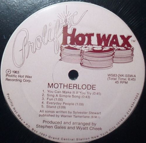 Motherlode Steven Gales,Wyatt Cheek