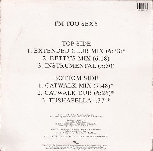 I'm Too Sexy | Rectangle Triangle  