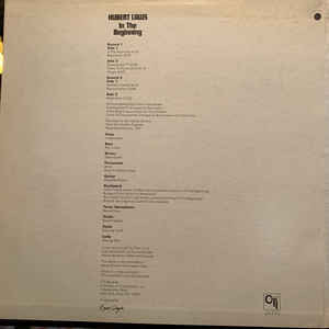 Au début Hubert Laws