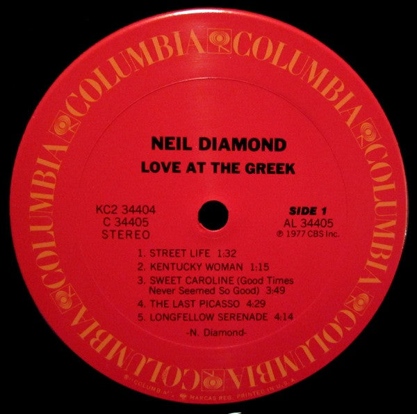 Love At The Greek: Recorded Live At The Greek Theatre Neil Diamond