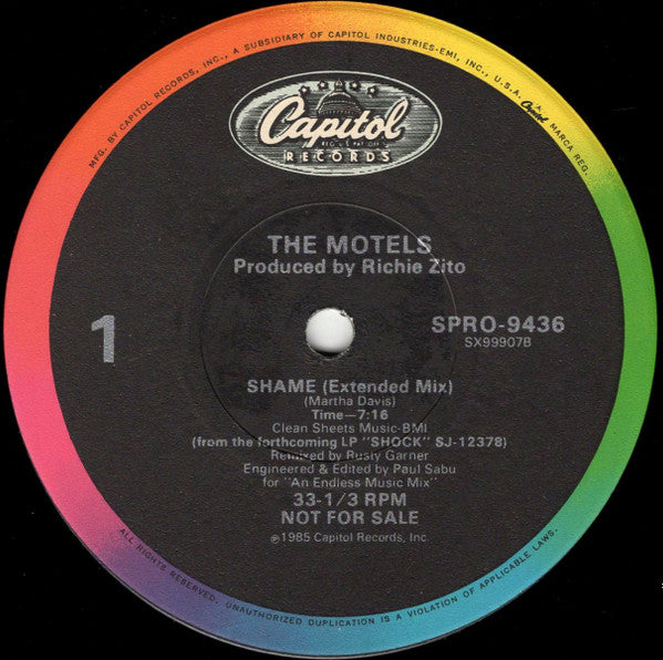 Shame The Motels