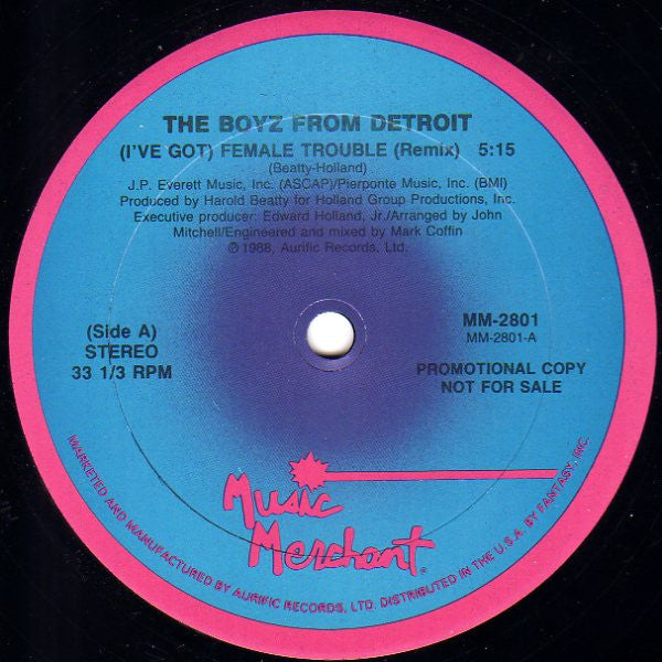 (J'ai) des problèmes féminins (Remix) Les Boyz de Detroit