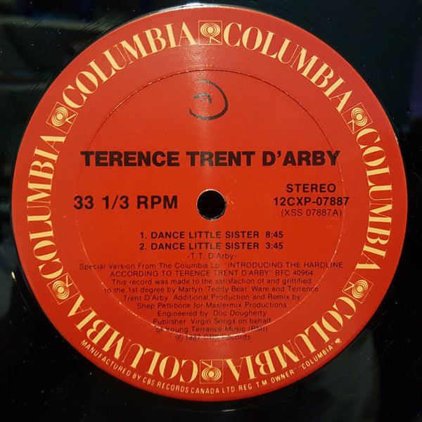 Dance Little Sister Terence Trent D'Arby