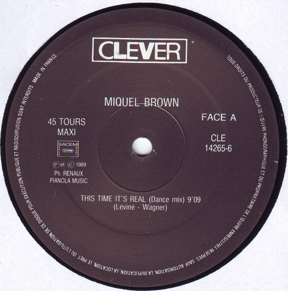 This Time It's Real Miquel Brown