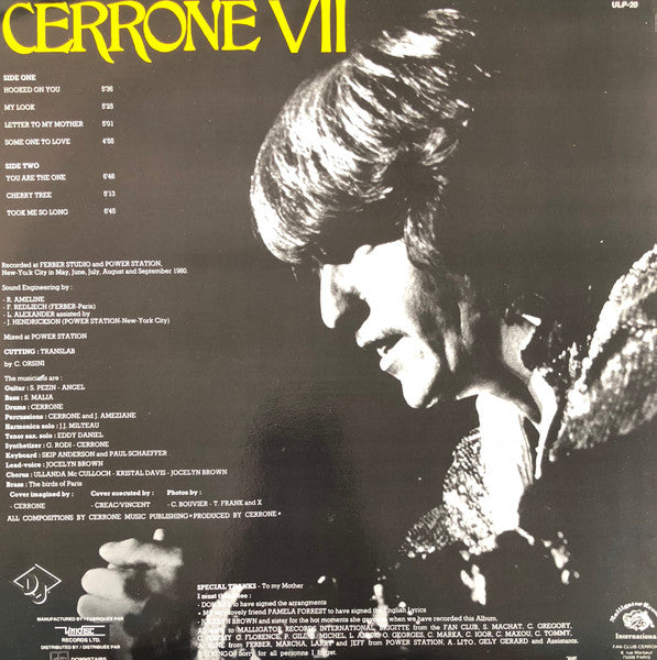 Cerrone VII - Tu es l'élu Cerrone