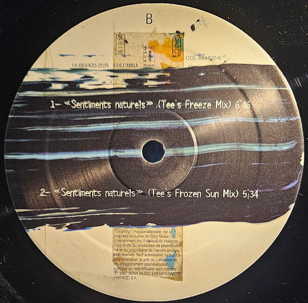 Sentiments Naturels / Winner In Love (The Todd Terry Remixes) Carole Laure