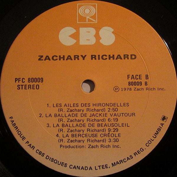 Migration Zachary Richard