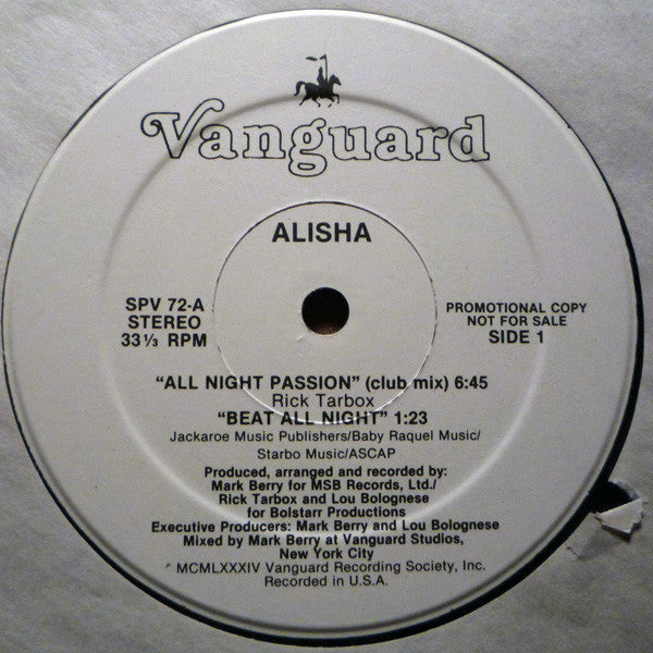 All Night Passion Alisha