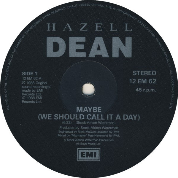 Maybe (We Should Call It A Day) | Rectangle Triangle  