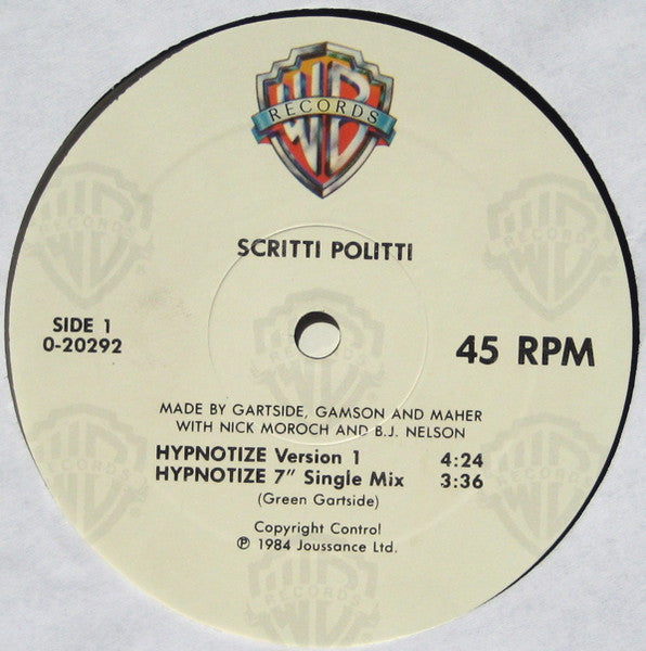Hypnotize 2 Scritti Politti