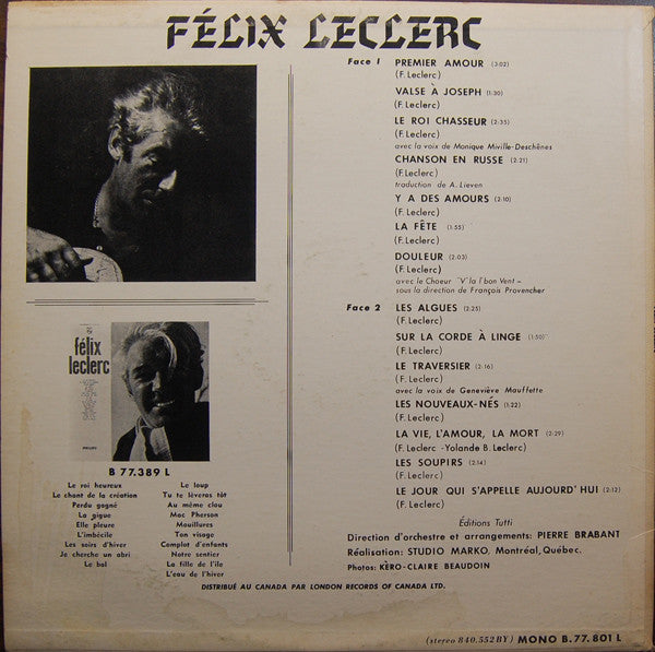 Félix Leclerc | Rectangle Triangle  