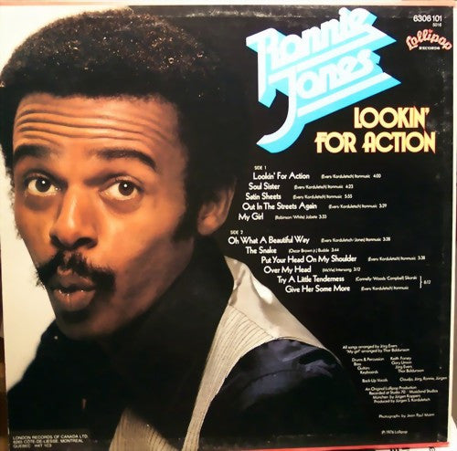 En quête d'action Ronnie Jones