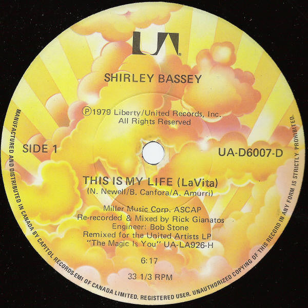 This Is My Life Shirley Bassey