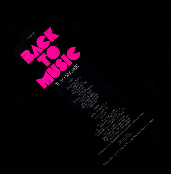 Back To Music 2 Theo Vaness