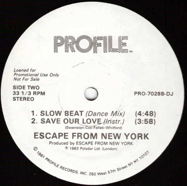 Save Our Love 2 Escape From New York (2)