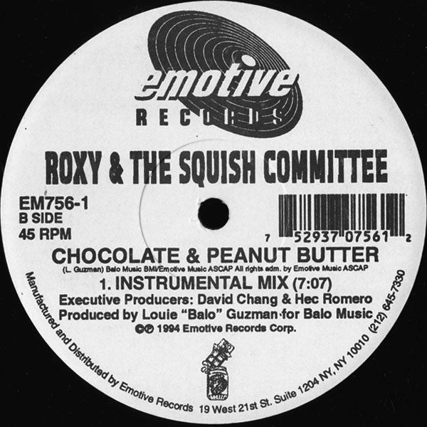 Chocolat et beurre de cacahuète Roxy, le comité Squish
