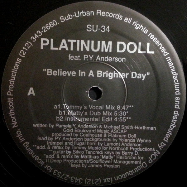 Believe In A Brighter Day Platinum Doll,Pamela Anderson